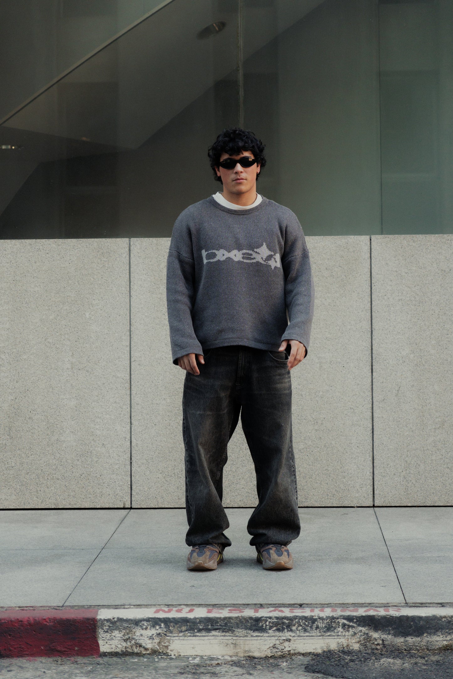 Sweater | Gris-Blanco