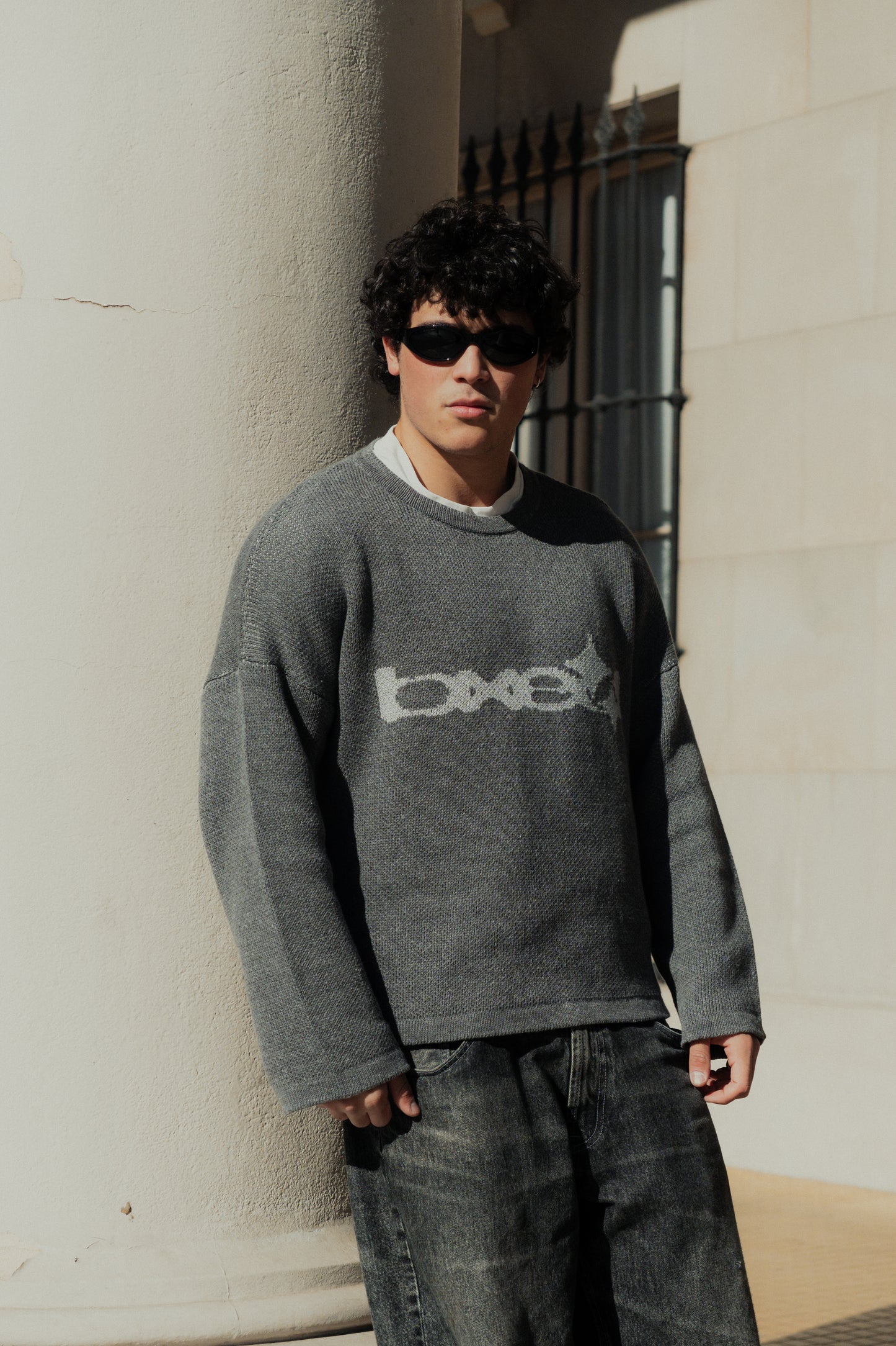 Sweater | Gris-Blanco
