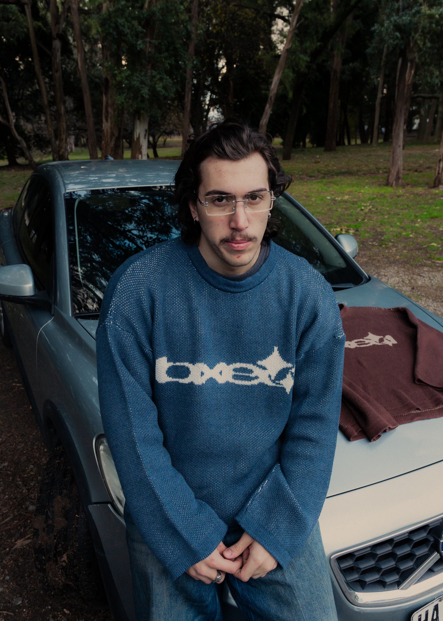 Sweater | Azul-Blanco