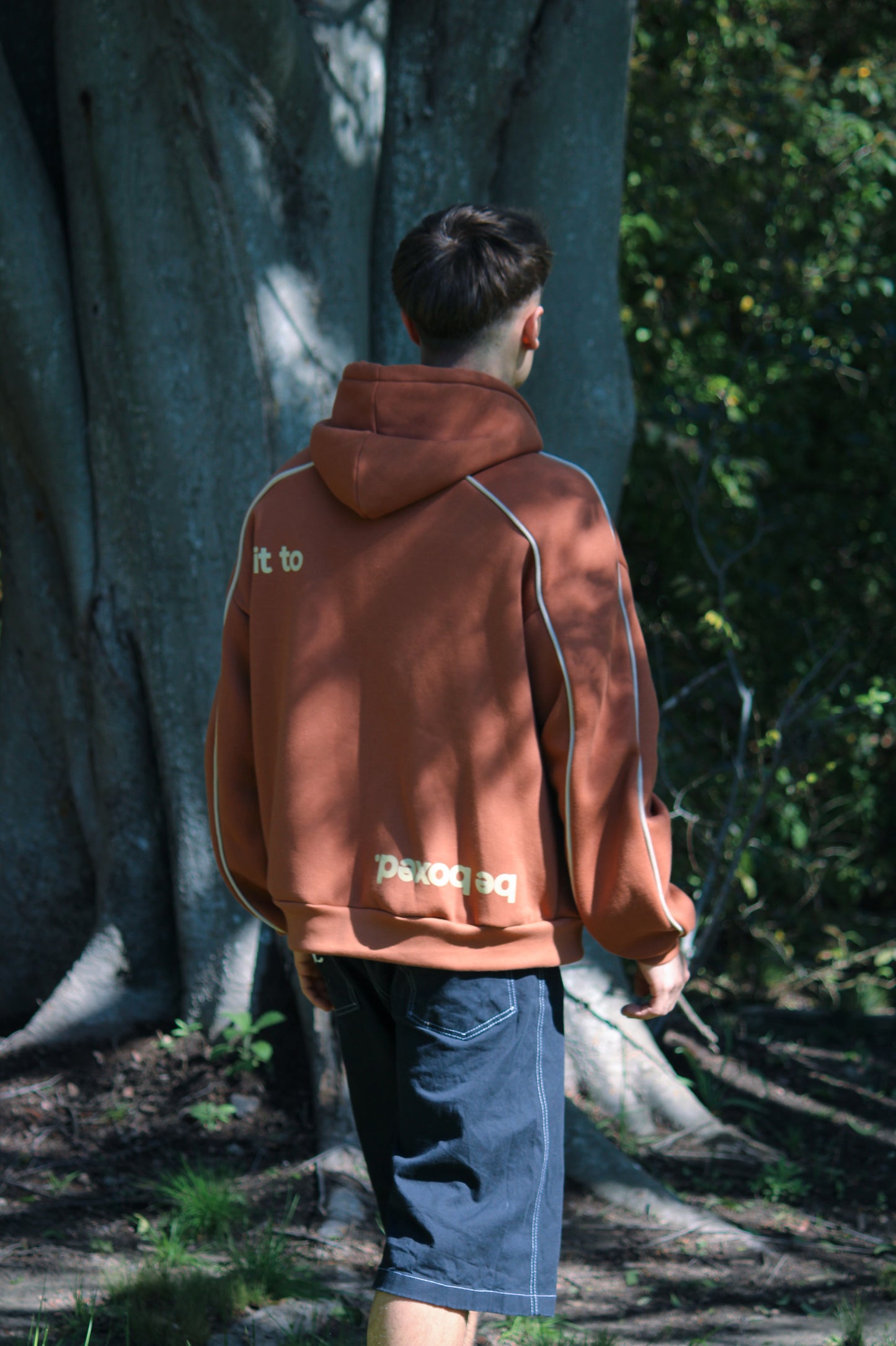 Zip Hoodie | Marron