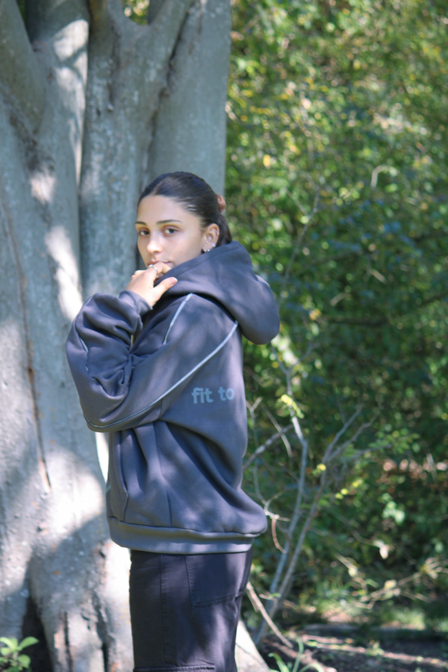 Zip Hoodie | Gris Reflex