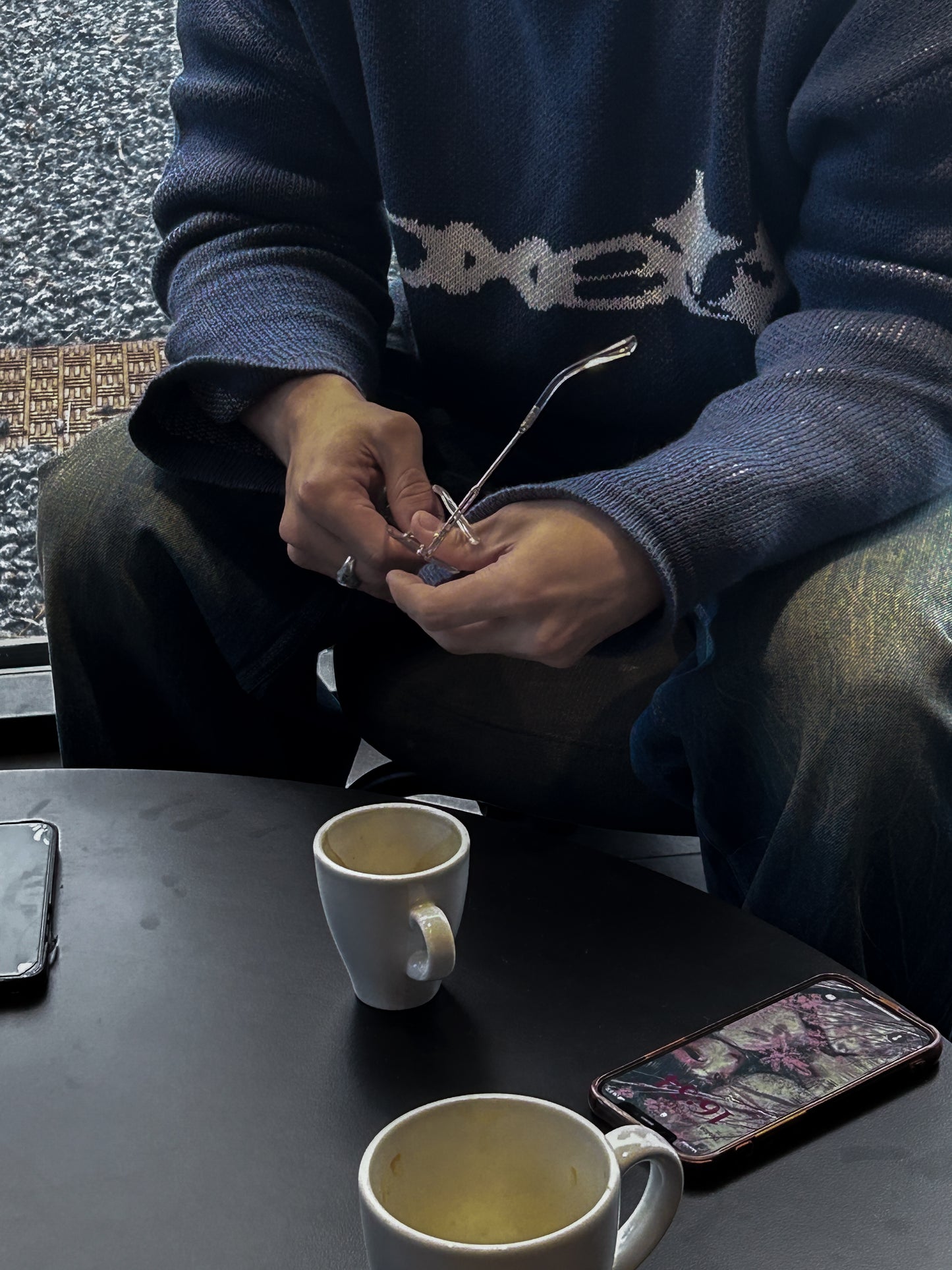 Sweater | Azul-Blanco