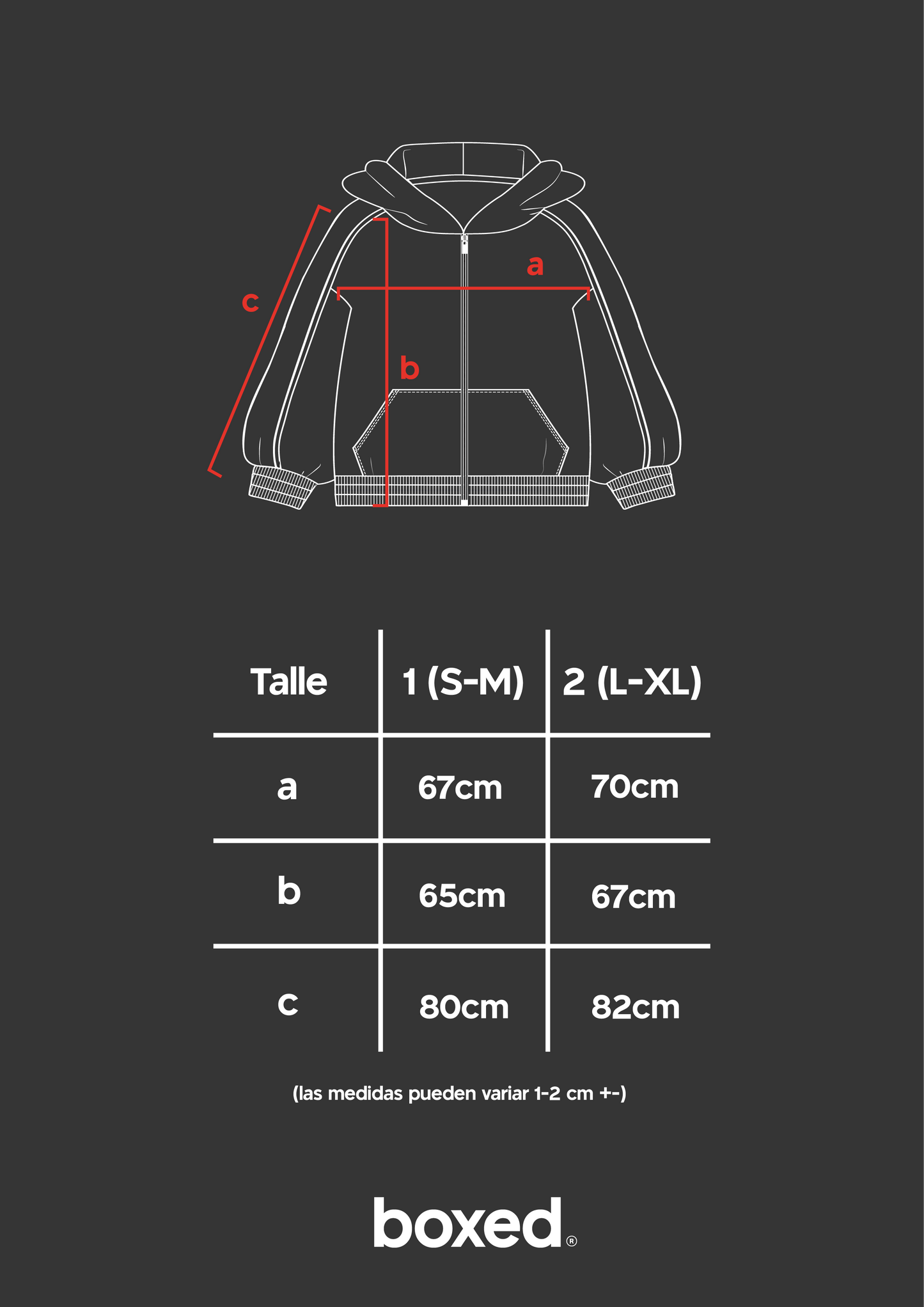 Zip Hoodie | Marron