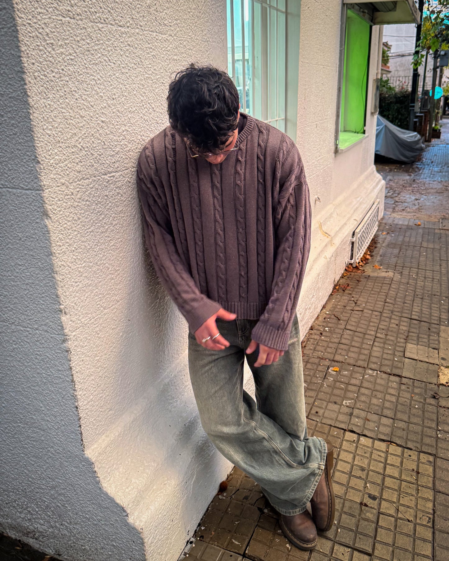 Sweater lavado | Gris
