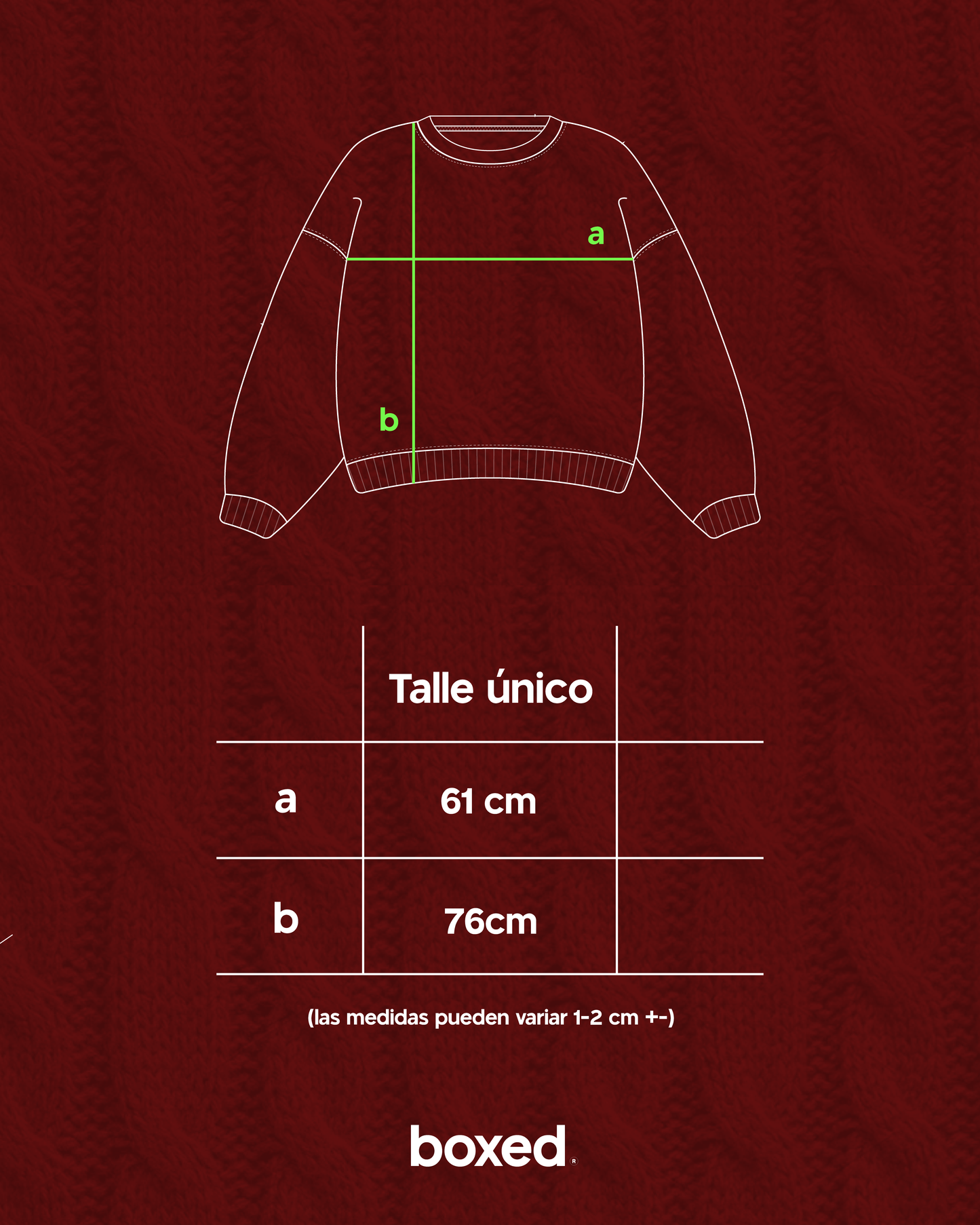 Sweater lavado | Rojo